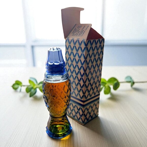 NIB Vintage Avon Crystalpoint Salt Shaker Cotillion Cologne | Full w/ Box - Picture 1 of 7